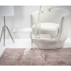 Viadurini Living Moderne Couchtische-Couchtisch aus durchsichtigem farbigem Plexiglas für das Wohnzimmer Made in Italy - Kamon