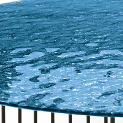 Viadurini Living Moderne Couchtische-Couchtisch aus geschmiedetem Kristall und Metall Made in Italy - Montebianco