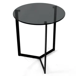 Viadurini Living Moderne Couchtische-Couchtisch aus Glas mit Stahlgestell, hergestellt in Italien – Aspira