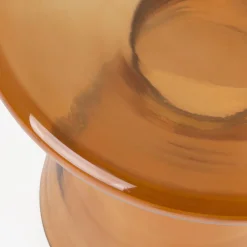 Viadurini Living Moderne Couchtische-Couchtisch aus Glas und Dekor aus vermessingtem Stahl - Gabrio