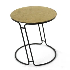 Viadurini Living Moderne Couchtische-Couchtisch aus Glas und rundem Sockel, hergestellt in Italien – Tullia