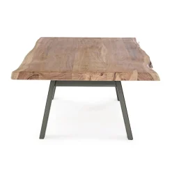 Viadurini Living Moderne Couchtische-Couchtisch aus handgefertigtem Holz und Stahl Homemotion - Tancredi