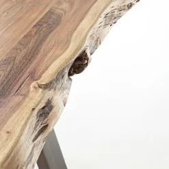 Viadurini Living Moderne Couchtische-Couchtisch aus handgefertigtem Holz und Stahl Homemotion - Tancredi