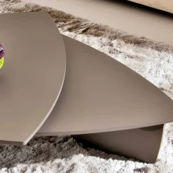 Viadurini Living Moderne Couchtische-Couchtisch aus lackiertem Mdf mit drehbarer Platte Made in Italy - Lisa