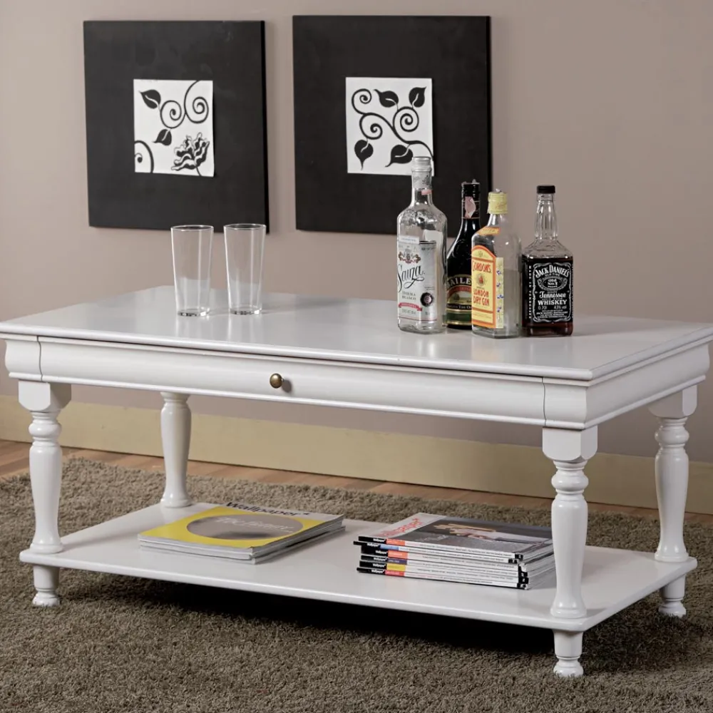 Viadurini Classic Klassische Couchtische-Couchtisch aus massivem Buchenholz, hergestellt in Italien – Frigg