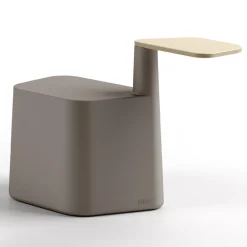 Viadurini Living Moderne Couchtische-Couchtisch aus Polyethylen und Birkenholz Made in Italy - Clio