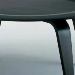 Viadurini Living Moderne Couchtische-Couchtisch aus schwarz gebeizter Esche mit runder Platte Made in Italy - Cariddi