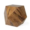 Viadurini Living Moderne Couchtische-Couchtisch aus Sheesham-Holz Design Polygonal Homemotion - Torrice
