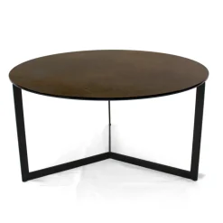 Viadurini Living Moderne Couchtische-Couchtisch aus Stahl und Feinsteinzeug, hergestellt in Italien – Aspira