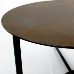 Viadurini Living Moderne Couchtische-Couchtisch aus Stahl und Feinsteinzeug, hergestellt in Italien – Aspira