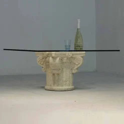 Viadurini Living Couchtische Aus Stein-Couchtisch aus Stein und Kristall im klassischen Design Balos