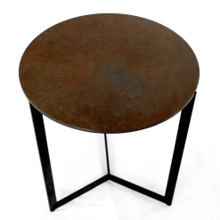 Viadurini Living Moderne Couchtische-Couchtisch aus Steingut mit Stahlgestell, hergestellt in Italien – Aspira