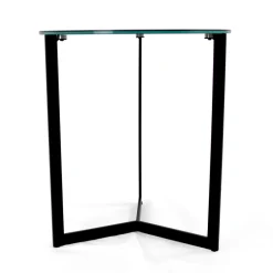 Viadurini Living Moderne Couchtische-Couchtisch aus Steingut mit Stahlgestell, hergestellt in Italien – Aspira