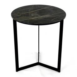 Viadurini Living Moderne Couchtische-Couchtisch aus Steingut mit Stahlgestell, hergestellt in Italien – Aspira