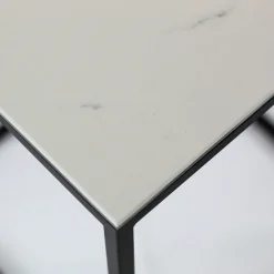 Viadurini Living Moderne Couchtische-Couchtisch aus Steingut und Stahlgestell, hergestellt in Italien – Birba