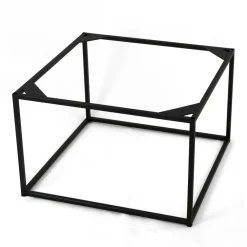 Viadurini Living Moderne Couchtische-Couchtisch aus Steingut und Stahl, hergestellt in Italien – Birba