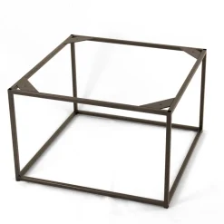 Viadurini Living Moderne Couchtische-Couchtisch aus Steingut und Stahl, hergestellt in Italien – Birba