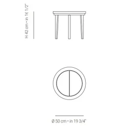 Viadurini in the Garden Garten Beistelltisch-Couchtisch aus Teakholz für den Außenbereich, hergestellt in Italien - Briga