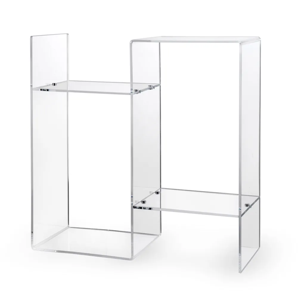 Viadurini Living Moderne Couchtische-Couchtisch aus transparentem oder Rauch-Plexiglas Made in Italy - Janne