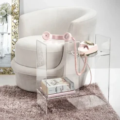 Viadurini Living Moderne Couchtische-Couchtisch aus transparentem oder Rauch-Plexiglas Made in Italy - Janne