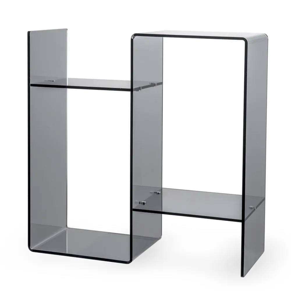 Viadurini Living Moderne Couchtische-Couchtisch aus transparentem oder Rauch-Plexiglas Made in Italy - Janne