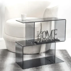 Viadurini Living Moderne Couchtische-Couchtisch aus transparentem oder Rauch-Plexiglas Made in Italy - Janne