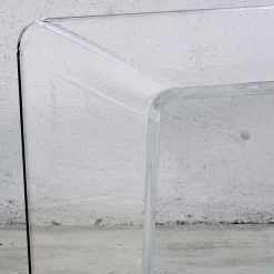 Viadurini Living Moderne Couchtische-Couchtisch aus transparentem Acrylglas von Hand gefaltet - Crosto