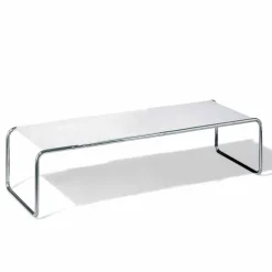 Viadurini Living Moderne Couchtische-Couchtisch aus verchromtem Stahl mit laminierter Tischplatte Made in Italy - Ariete