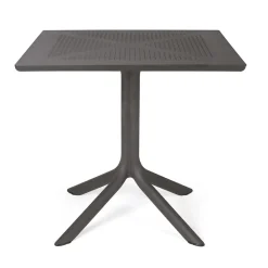 Viadurini in the Garden Gartentische Fest-Couchtisch für den Außenbereich mit perforierter Polypropylenplatte - Fork