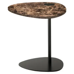 Viadurini Living Moderne Couchtische-Couchtisch für Wohnzimmer aus Metall und Marquinia-Marmor, Luxus-Design - Yassine