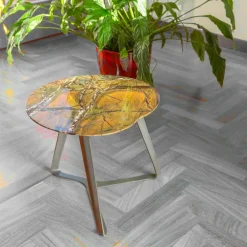 Viadurini Living Moderne Couchtische-Couchtisch handgefertigt aus Marmor und Stahl Made in Italy - Prince