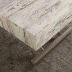 Viadurini Living Tisch Höhenverstellbar-Couchtisch höhenverstellbar mit melaminbeschichteter Tischplatte Palau