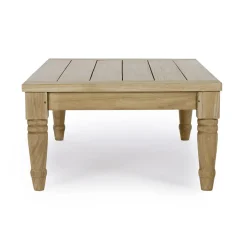 Viadurini in the Garden Garten Beistelltisch-Couchtisch im Freien in rustikalem Teakholz, Homemotion - Ronak