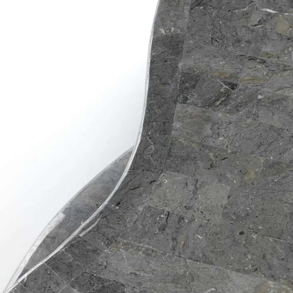 Viadurini Living Couchtische Aus Stein-Couchtisch im modernen Stil aus Fossil Stone, verschiedene Ausführungen – Gummi