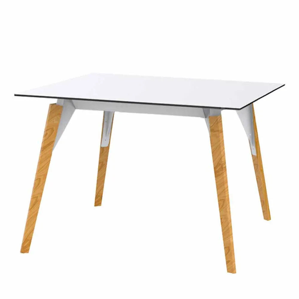 Vondom Moderne Couchtische-Couchtisch in Holz und Hpl Verschiedene Farben 2 Größen - Faz Wood von