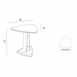 Viadurini Living Moderne Couchtische-Couchtisch in lackiertem Mdf Made in Italy, Hohe Qualität - Lisa