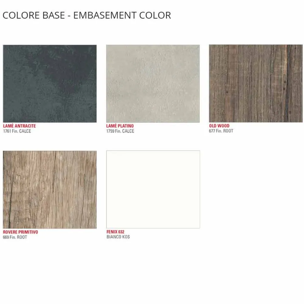 Viadurini Living Moderne Couchtische-Couchtisch mit drehbaren Platten aus HPL Made in Italy, Precious - Paris