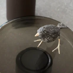 Viadurini Living Moderne Couchtische-Couchtisch mit Glasplatte und Metallgestell, hergestellt in Italien – Batulla