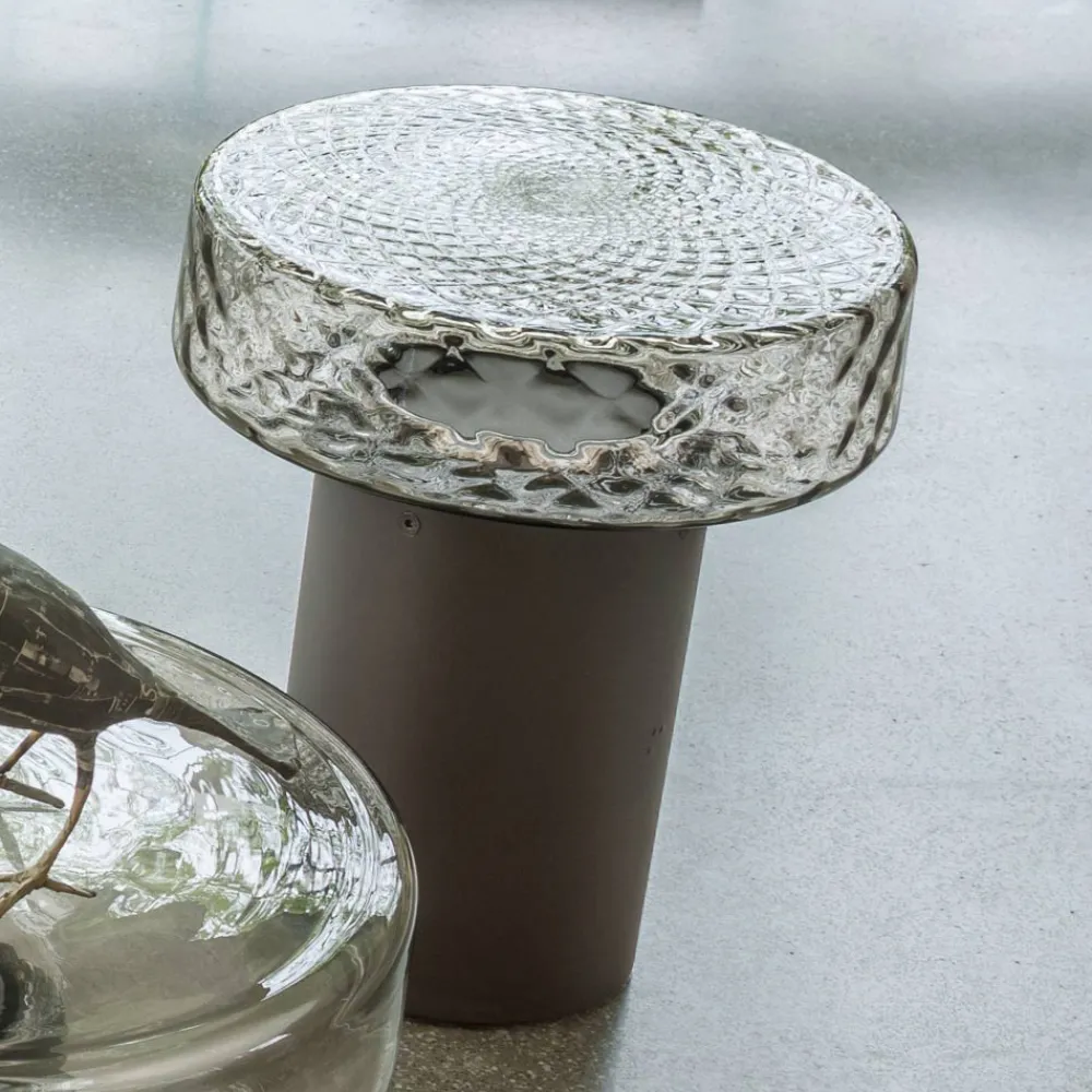 Viadurini Living Moderne Couchtische-Couchtisch mit Glasplatte und Metallgestell, hergestellt in Italien – Batulla