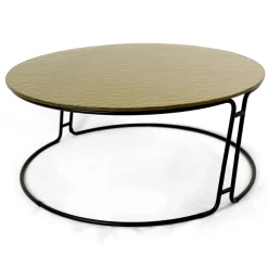 Viadurini Living Moderne Couchtische-Couchtisch mit Glasplatte und rundem Sockel, hergestellt in Italien – Tullia