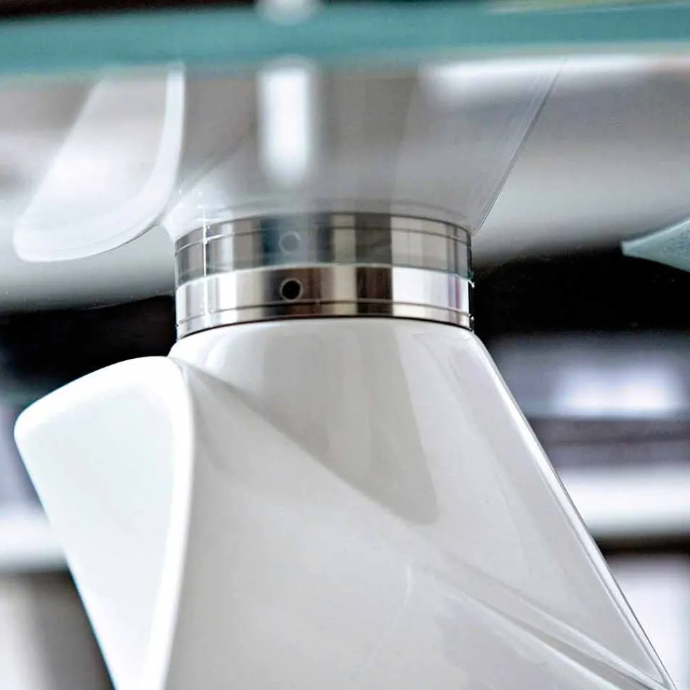 Viadurini Living Moderne Couchtische-Couchtisch mit Glasplatte mit Made in Italy Siebdruck - Campari