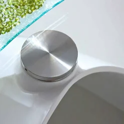 Viadurini Living Moderne Couchtische-Couchtisch mit Glasplatte mit Made in Italy Siebdruck - Campari