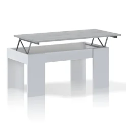 Viadurini Living Moderne Couchtische-Couchtisch mit Holzbehälter – Scandio