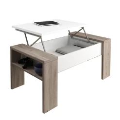 Viadurini Living Moderne Couchtische-Couchtisch mit ökologischem Holzbehälter – Cripto