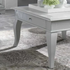 Viadurini Classic Klassische Couchtische-Couchtisch mit massiven Teilen aus Ayous und Linde, hergestellt in Italien – Ära