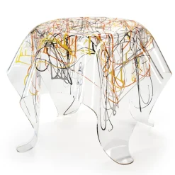 Viadurini Living Moderne Couchtische-Couchtisch mit Platte und Gestell aus Plexiglas Made in Italy - Brento