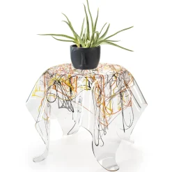 Viadurini Living Moderne Couchtische-Couchtisch mit Platte und Gestell aus Plexiglas Made in Italy - Brento