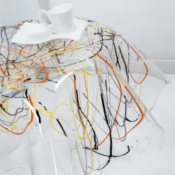 Viadurini Living Moderne Couchtische-Couchtisch mit Platte und Gestell aus Plexiglas Made in Italy - Brento