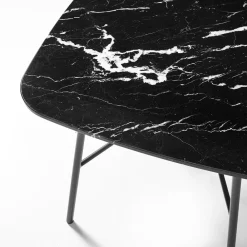 Viadurini Living Moderne Couchtische-Couchtisch mit quadratischer Marmorplatte Made in Italy - Makino