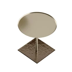 Viadurini Living Moderne Couchtische-Couchtisch mit runder Glas- oder Metallplatte, hergestellt in Italien – Anakin